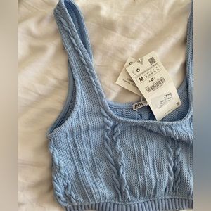 NWT Zara Knit Crop